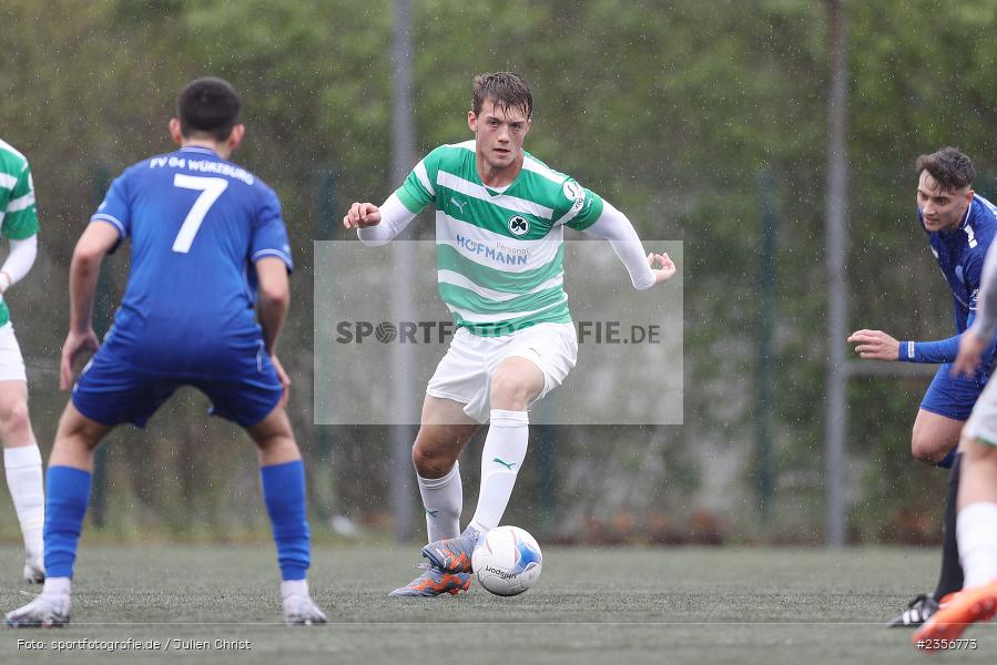 Ben Schlicke, Sepp-Endres-Sportanlage, Würzburg, 02.04.2023, sport, action, BFV, Fussball, U19 Bayernliga, SGF, FV04, SpVgg Greuther Fürth, Würzburger FV 04 - Bild-ID: 2356773 Ben Schlicke, Sepp-Endres-Sportanlage, Würzburg, 02.04.2023, sport, action, BFV, Fussball, U19 Bayernliga, SGF, FV04, SpVgg Greuther Fürth, Würzburger FV 04 - Bild-ID: 2356773