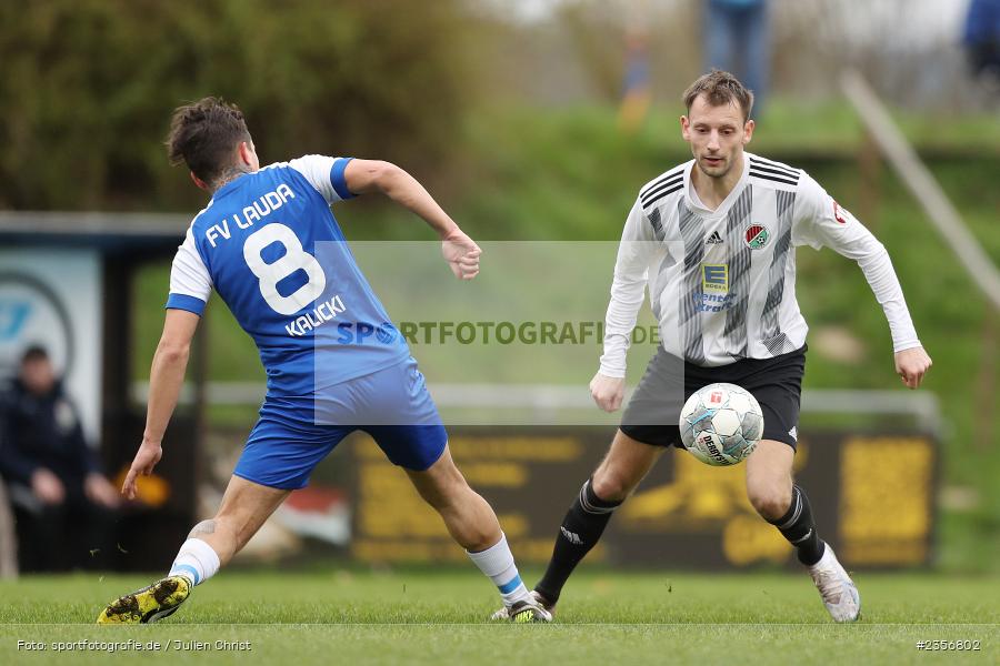 Jann Dworschak, Gassenhäuser, Wertheim, 02.04.2023, sport, action, bfv, Fussball, 25. Spieltag, BFV-Landesliga Odenwald, FVL, SVE, FV Lauda, SV Eintracht Nassig - Bild-ID: 2356802
