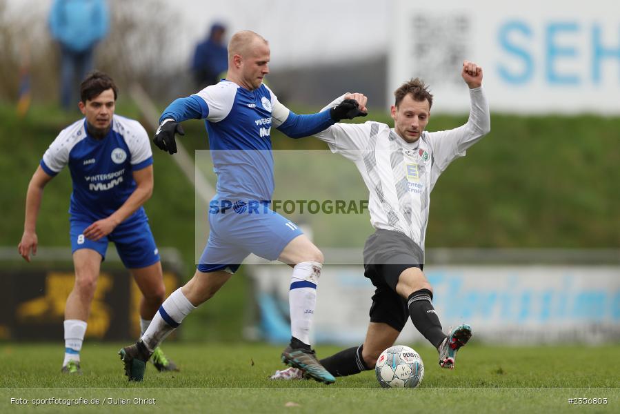 Jann Dworschak, Gassenhäuser, Wertheim, 02.04.2023, sport, action, bfv, Fussball, 25. Spieltag, BFV-Landesliga Odenwald, FVL, SVE, FV Lauda, SV Eintracht Nassig - Bild-ID: 2356803