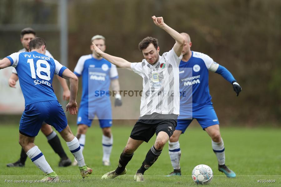 Moritz Stobbies, Gassenhäuser, Wertheim, 02.04.2023, sport, action, bfv, Fussball, 25. Spieltag, BFV-Landesliga Odenwald, FVL, SVE, FV Lauda, SV Eintracht Nassig - Bild-ID: 2356809