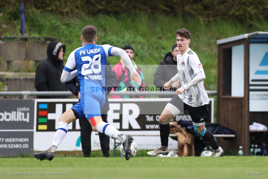 Yannick Dürr, Gassenhäuser, Wertheim, 02.04.2023, sport, action, bfv, Fussball, 25. Spieltag, BFV-Landesliga Odenwald, FVL, SVE, FV Lauda, SV Eintracht Nassig - Bild-ID: 2356811
