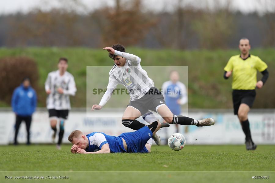 Enrico Schieck, Gassenhäuser, Wertheim, 02.04.2023, sport, action, bfv, Fussball, 25. Spieltag, BFV-Landesliga Odenwald, FVL, SVE, FV Lauda, SV Eintracht Nassig - Bild-ID: 2356823