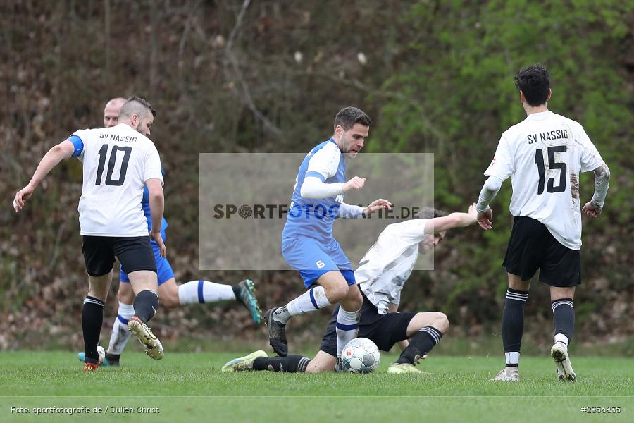 Rouven Schmidt, Gassenhäuser, Wertheim, 02.04.2023, sport, action, bfv, Fussball, 25. Spieltag, BFV-Landesliga Odenwald, FVL, SVE, FV Lauda, SV Eintracht Nassig - Bild-ID: 2356835 Rouven Schmidt, Gassenhäuser, Wertheim, 02.04.2023, sport, action, bfv, Fussball, 25. Spieltag, BFV-Landesliga Odenwald, FVL, SVE, FV Lauda, SV Eintracht Nassig - Bild-ID: 2356835