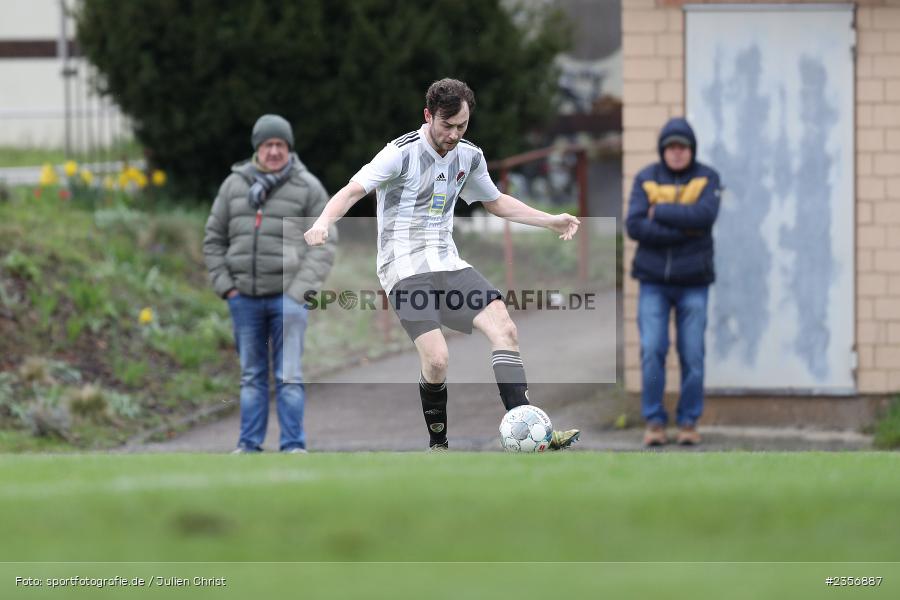 Moritz Stobbies, Gassenhäuser, Wertheim, 02.04.2023, sport, action, bfv, Fussball, 25. Spieltag, BFV-Landesliga Odenwald, FVL, SVE, FV Lauda, SV Eintracht Nassig - Bild-ID: 2356887
