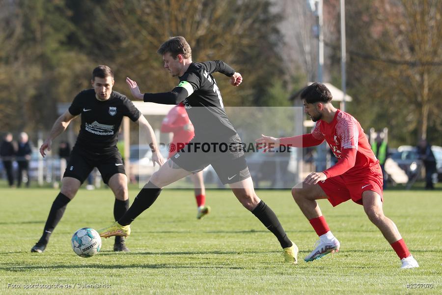 Yannick Deibl, Sportgelände, Schwebenried, 05.04.2023, sport, action, BFV, Fussball, 30. Spieltag, Landesliga Nordwest, VAT, DJK, SV Vatan Spor Aschaffenburg, DJK Schwebenried/Schwemmelsbach - Bild-ID: 2357070