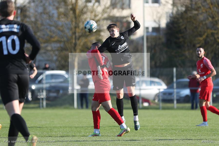 Marcel Behr, Sportgelände, Schwebenried, 05.04.2023, sport, action, BFV, Fussball, 30. Spieltag, Landesliga Nordwest, VAT, DJK, SV Vatan Spor Aschaffenburg, DJK Schwebenried/Schwemmelsbach - Bild-ID: 2357071