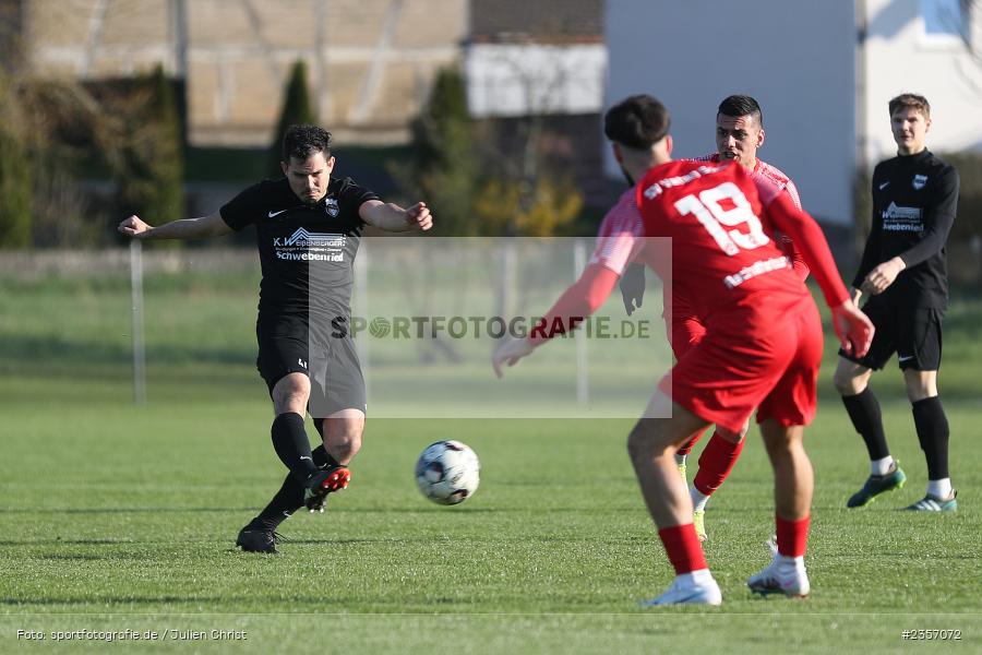 Fabian Lichtlein, Sportgelände, Schwebenried, 05.04.2023, sport, action, BFV, Fussball, 30. Spieltag, Landesliga Nordwest, VAT, DJK, SV Vatan Spor Aschaffenburg, DJK Schwebenried/Schwemmelsbach - Bild-ID: 2357072