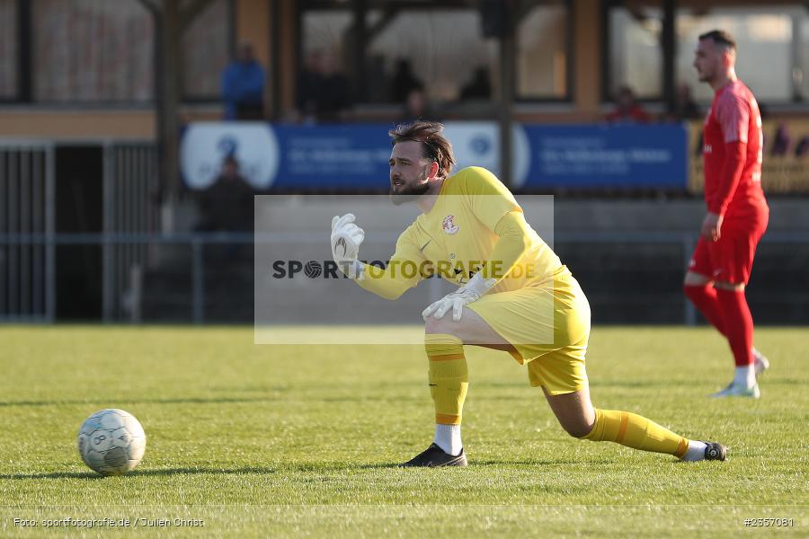 Fabian Schreiber, Sportgelände, Schwebenried, 05.04.2023, sport, action, BFV, Fussball, 30. Spieltag, Landesliga Nordwest, VAT, DJK, SV Vatan Spor Aschaffenburg, DJK Schwebenried/Schwemmelsbach - Bild-ID: 2357081