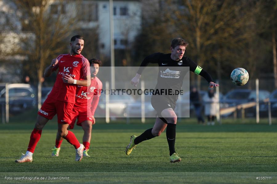 Yannick Deibl, Sportgelände, Schwebenried, 05.04.2023, sport, action, BFV, Fussball, 30. Spieltag, Landesliga Nordwest, VAT, DJK, SV Vatan Spor Aschaffenburg, DJK Schwebenried/Schwemmelsbach - Bild-ID: 2357111