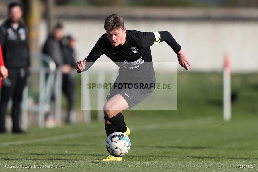 Yannick Deibl, Sportgelände, Schwebenried, 05.04.2023, sport, action, BFV, Fussball, 30. Spieltag, Landesliga Nordwest, VAT, DJK, SV Vatan Spor Aschaffenburg, DJK Schwebenried/Schwemmelsbach - Bild-ID: 2357142