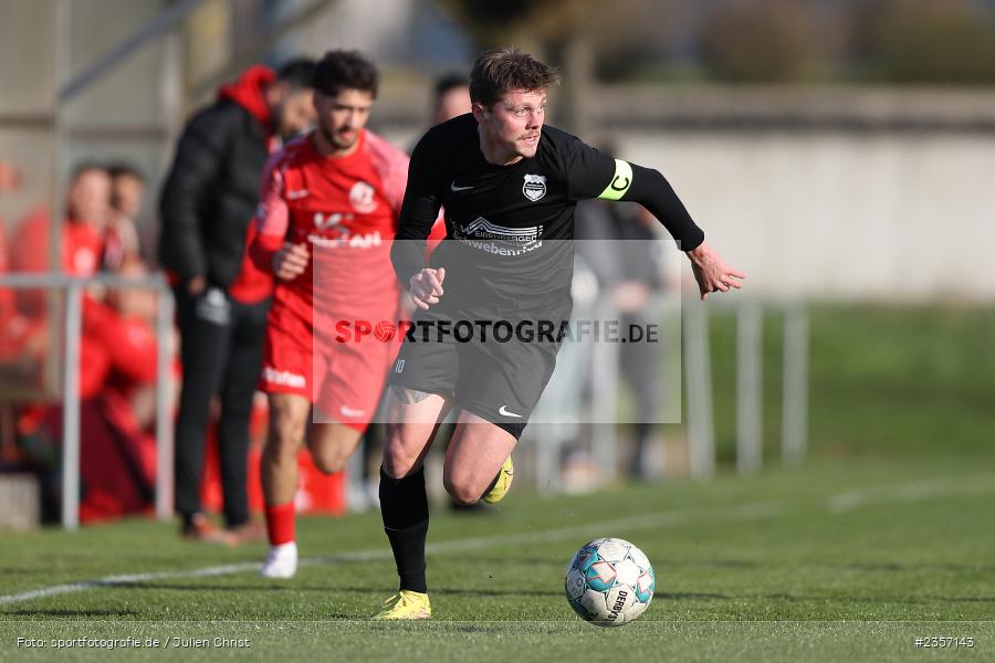 Yannick Deibl, Sportgelände, Schwebenried, 05.04.2023, sport, action, BFV, Fussball, 30. Spieltag, Landesliga Nordwest, VAT, DJK, SV Vatan Spor Aschaffenburg, DJK Schwebenried/Schwemmelsbach - Bild-ID: 2357143