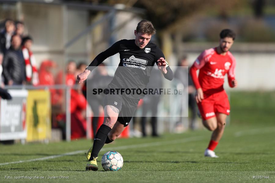Yannick Deibl, Sportgelände, Schwebenried, 05.04.2023, sport, action, BFV, Fussball, 30. Spieltag, Landesliga Nordwest, VAT, DJK, SV Vatan Spor Aschaffenburg, DJK Schwebenried/Schwemmelsbach - Bild-ID: 2357144