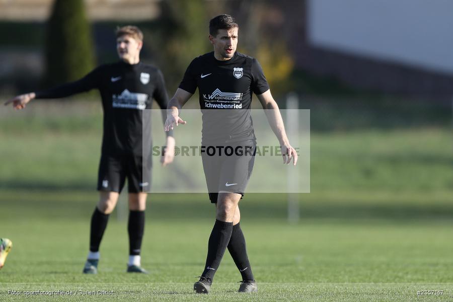 Felix Zöller, Sportgelände, Schwebenried, 05.04.2023, sport, action, BFV, Fussball, 30. Spieltag, Landesliga Nordwest, VAT, DJK, SV Vatan Spor Aschaffenburg, DJK Schwebenried/Schwemmelsbach - Bild-ID: 2357147
