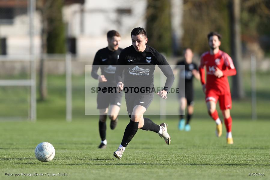 Marcel Kühlinger, Sportgelände, Schwebenried, 05.04.2023, sport, action, BFV, Fussball, 30. Spieltag, Landesliga Nordwest, VAT, DJK, SV Vatan Spor Aschaffenburg, DJK Schwebenried/Schwemmelsbach - Bild-ID: 2357166