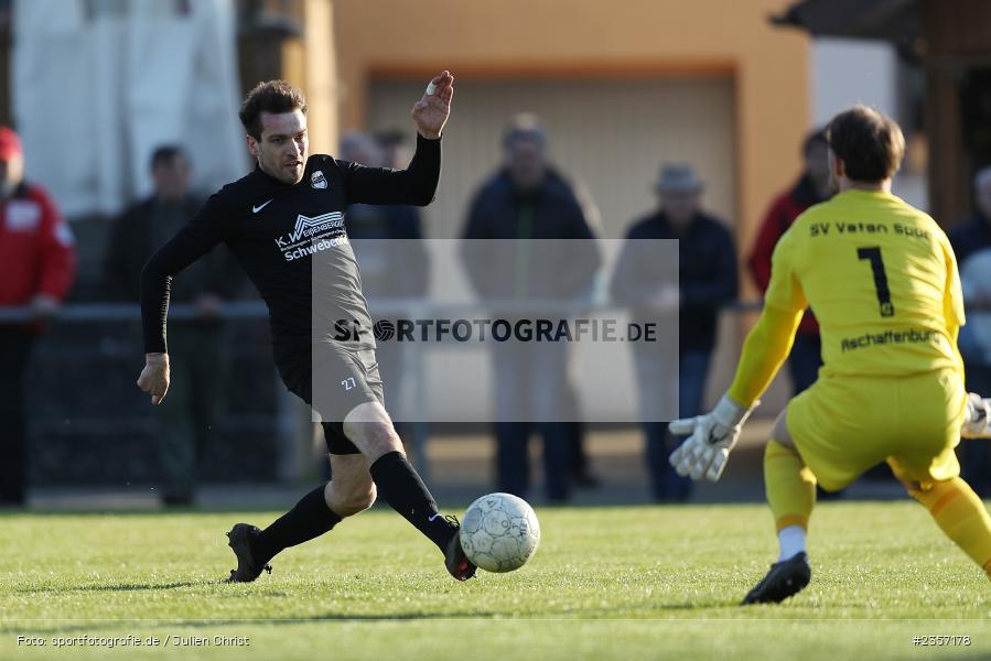 Sebastian Lehmann, Sportgelände, Schwebenried, 05.04.2023, sport, action, BFV, Fussball, 30. Spieltag, Landesliga Nordwest, VAT, DJK, SV Vatan Spor Aschaffenburg, DJK Schwebenried/Schwemmelsbach - Bild-ID: 2357178