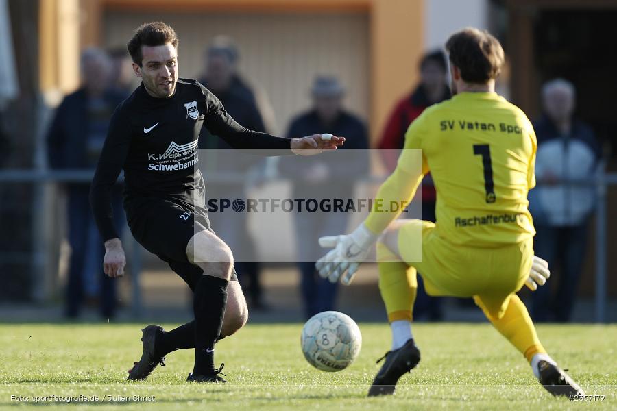 Sebastian Lehmann, Sportgelände, Schwebenried, 05.04.2023, sport, action, BFV, Fussball, 30. Spieltag, Landesliga Nordwest, VAT, DJK, SV Vatan Spor Aschaffenburg, DJK Schwebenried/Schwemmelsbach - Bild-ID: 2357179