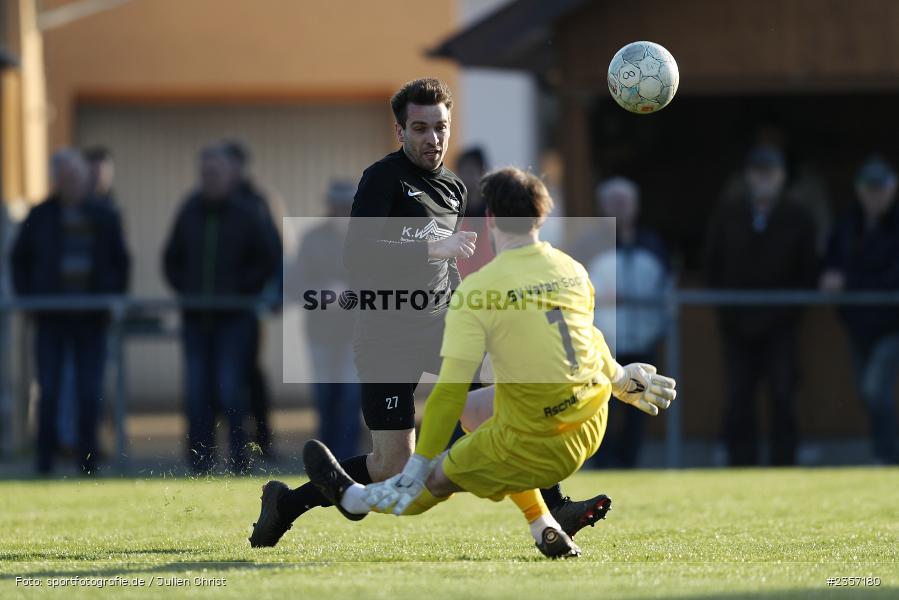 Sebastian Lehmann, Sportgelände, Schwebenried, 05.04.2023, sport, action, BFV, Fussball, 30. Spieltag, Landesliga Nordwest, VAT, DJK, SV Vatan Spor Aschaffenburg, DJK Schwebenried/Schwemmelsbach - Bild-ID: 2357180
