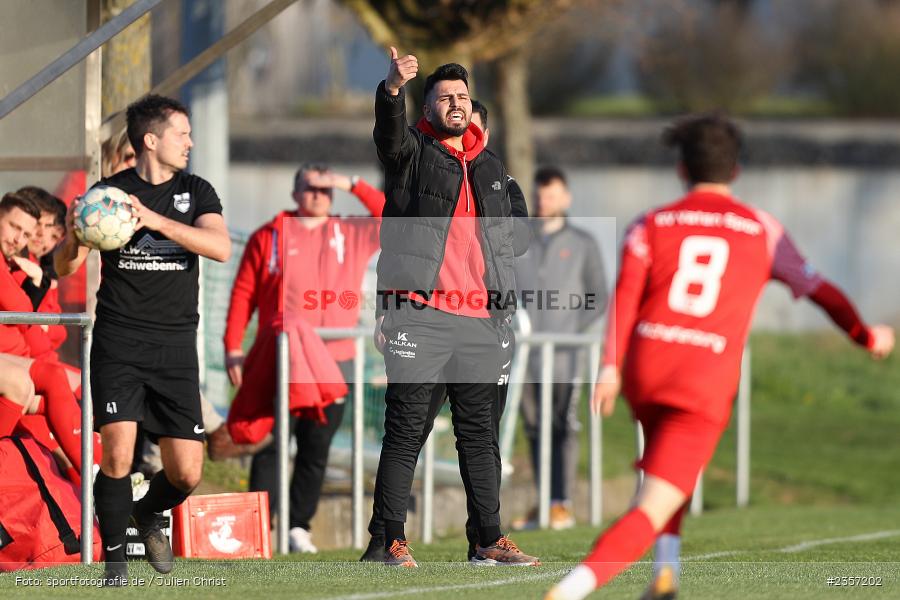 Cenk Güvenc, Sportgelände, Schwebenried, 05.04.2023, sport, action, BFV, Fussball, 30. Spieltag, Landesliga Nordwest, VAT, DJK, SV Vatan Spor Aschaffenburg, DJK Schwebenried/Schwemmelsbach - Bild-ID: 2357202 Cenk Güvenc, Sportgelände, Schwebenried, 05.04.2023, sport, action, BFV, Fussball, 30. Spieltag, Landesliga Nordwest, VAT, DJK, SV Vatan Spor Aschaffenburg, DJK Schwebenried/Schwemmelsbach - Bild-ID: 2357202