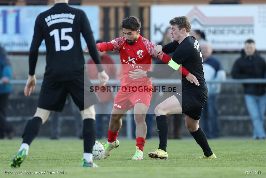 Emre Uyanik, Sportgelände, Schwebenried, 05.04.2023, sport, action, BFV, Fussball, 30. Spieltag, Landesliga Nordwest, VAT, DJK, SV Vatan Spor Aschaffenburg, DJK Schwebenried/Schwemmelsbach - Bild-ID: 2357215 Emre Uyanik, Sportgelände, Schwebenried, 05.04.2023, sport, action, BFV, Fussball, 30. Spieltag, Landesliga Nordwest, VAT, DJK, SV Vatan Spor Aschaffenburg, DJK Schwebenried/Schwemmelsbach - Bild-ID: 2357215