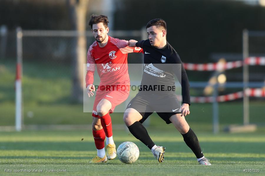 Marcel Kühlinger, Sportgelände, Schwebenried, 05.04.2023, sport, action, BFV, Fussball, 30. Spieltag, Landesliga Nordwest, VAT, DJK, SV Vatan Spor Aschaffenburg, DJK Schwebenried/Schwemmelsbach - Bild-ID: 2357220