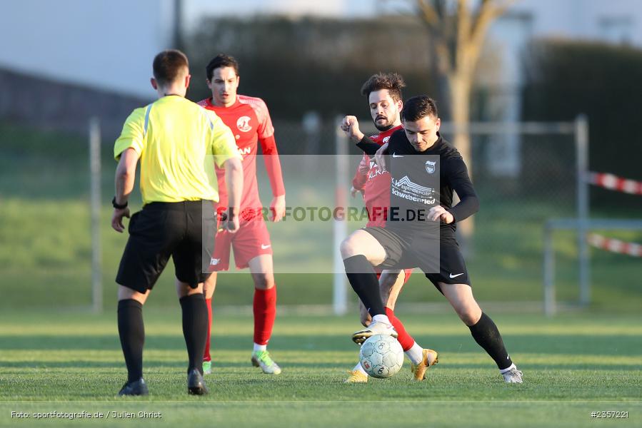 Marcel Kühlinger, Sportgelände, Schwebenried, 05.04.2023, sport, action, BFV, Fussball, 30. Spieltag, Landesliga Nordwest, VAT, DJK, SV Vatan Spor Aschaffenburg, DJK Schwebenried/Schwemmelsbach - Bild-ID: 2357221