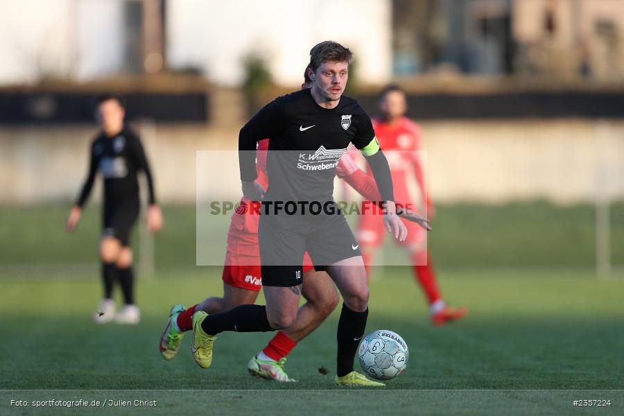 Yannick Deibl, Sportgelände, Schwebenried, 05.04.2023, sport, action, BFV, Fussball, 30. Spieltag, Landesliga Nordwest, VAT, DJK, SV Vatan Spor Aschaffenburg, DJK Schwebenried/Schwemmelsbach - Bild-ID: 2357224