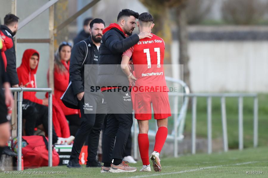 Cenk Güvenc, Sportgelände, Schwebenried, 05.04.2023, sport, action, BFV, Fussball, 30. Spieltag, Landesliga Nordwest, VAT, DJK, SV Vatan Spor Aschaffenburg, DJK Schwebenried/Schwemmelsbach - Bild-ID: 2357239