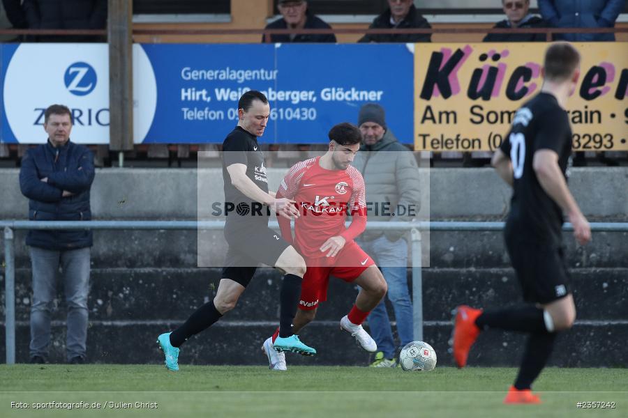 Eren Uyanik, Sportgelände, Schwebenried, 05.04.2023, sport, action, BFV, Fussball, 30. Spieltag, Landesliga Nordwest, VAT, DJK, SV Vatan Spor Aschaffenburg, DJK Schwebenried/Schwemmelsbach - Bild-ID: 2357242