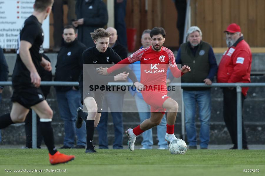 Eren Uyanik, Sportgelände, Schwebenried, 05.04.2023, sport, action, BFV, Fussball, 30. Spieltag, Landesliga Nordwest, VAT, DJK, SV Vatan Spor Aschaffenburg, DJK Schwebenried/Schwemmelsbach - Bild-ID: 2357243