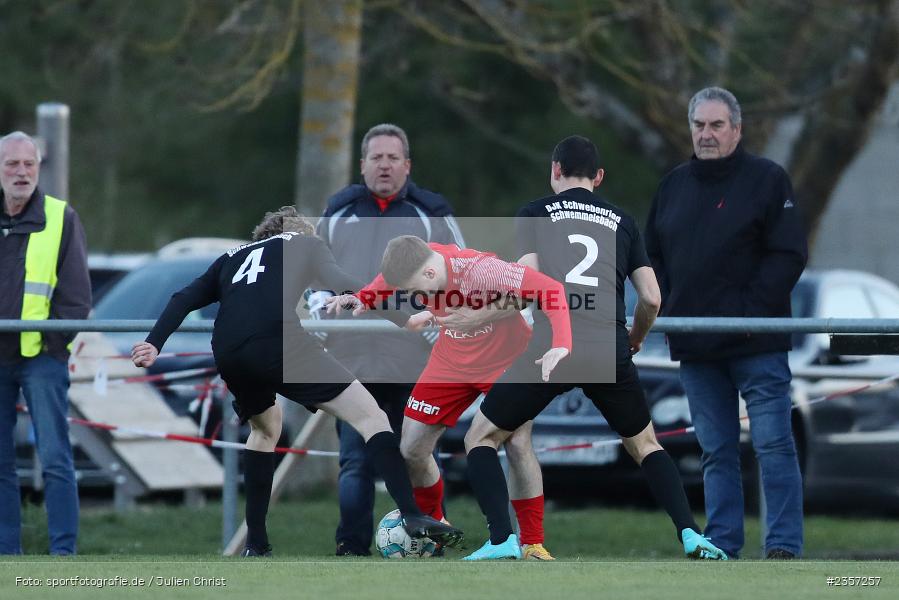 Ivan Markic, Sportgelände, Schwebenried, 05.04.2023, sport, action, BFV, Fussball, 30. Spieltag, Landesliga Nordwest, VAT, DJK, SV Vatan Spor Aschaffenburg, DJK Schwebenried/Schwemmelsbach - Bild-ID: 2357257