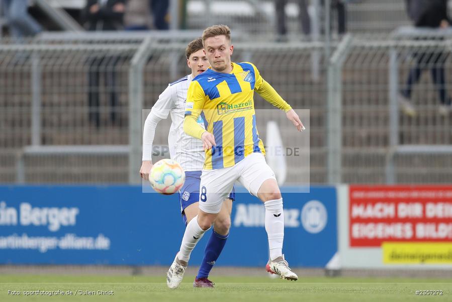 Tim Greifenegger, Stadion am Schönbusch, Aschaffenburg, 06.04.2023, sport, action, BFV, Fussball, 30. Spieltag, Regionalliga Bayern, FCP, SVA, FC Pipinsried, SV Viktoria Aschaffenburg - Bild-ID: 2357272