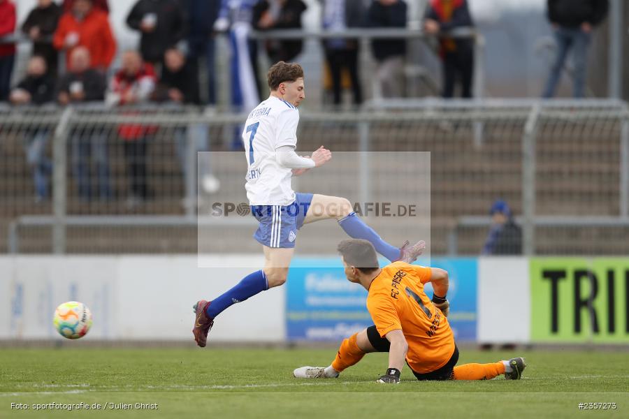 Daniel Witetschek, Stadion am Schönbusch, Aschaffenburg, 06.04.2023, sport, action, BFV, Fussball, 30. Spieltag, Regionalliga Bayern, FCP, SVA, FC Pipinsried, SV Viktoria Aschaffenburg - Bild-ID: 2357273