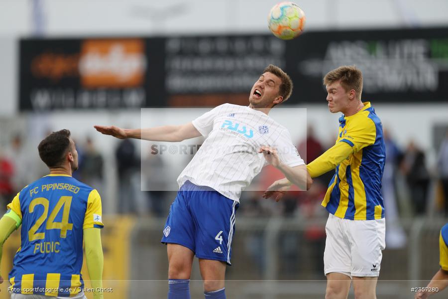 Luca Dähn, Stadion am Schönbusch, Aschaffenburg, 06.04.2023, sport, action, BFV, Fussball, 30. Spieltag, Regionalliga Bayern, FCP, SVA, FC Pipinsried, SV Viktoria Aschaffenburg - Bild-ID: 2357280