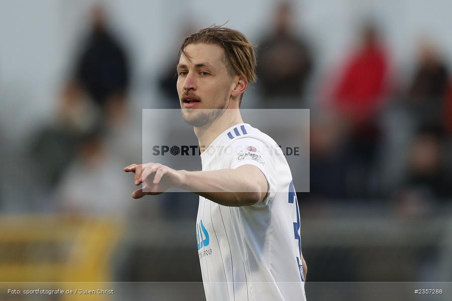 Nicolas Hebisch, Stadion am Schönbusch, Aschaffenburg, 06.04.2023, sport, action, BFV, Fussball, 30. Spieltag, Regionalliga Bayern, FCP, SVA, FC Pipinsried, SV Viktoria Aschaffenburg - Bild-ID: 2357288