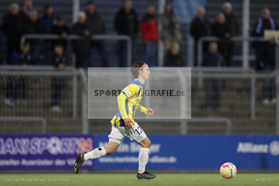 Nikolaus Grotz, Stadion am Schönbusch, Aschaffenburg, 06.04.2023, sport, action, BFV, Fussball, 30. Spieltag, Regionalliga Bayern, FCP, SVA, FC Pipinsried, SV Viktoria Aschaffenburg - Bild-ID: 2357327 Nikolaus Grotz, Stadion am Schönbusch, Aschaffenburg, 06.04.2023, sport, action, BFV, Fussball, 30. Spieltag, Regionalliga Bayern, FCP, SVA, FC Pipinsried, SV Viktoria Aschaffenburg - Bild-ID: 2357327