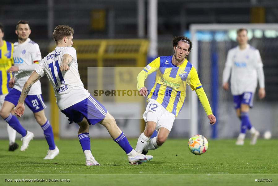 Nikolaus Grotz, Stadion am Schönbusch, Aschaffenburg, 06.04.2023, sport, action, BFV, Fussball, 30. Spieltag, Regionalliga Bayern, FCP, SVA, FC Pipinsried, SV Viktoria Aschaffenburg - Bild-ID: 2357363