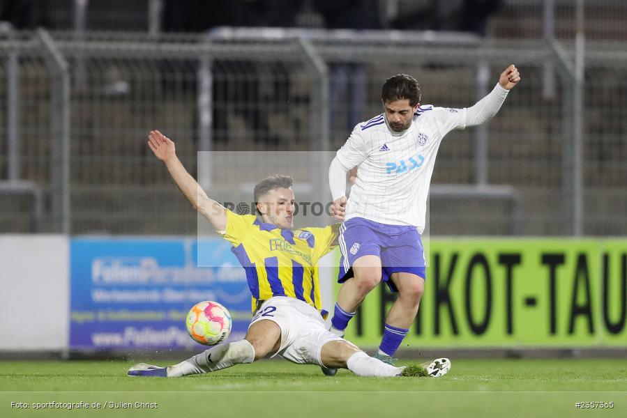 Clay Verkaj, Stadion am Schönbusch, Aschaffenburg, 06.04.2023, sport, action, BFV, Fussball, 30. Spieltag, Regionalliga Bayern, FCP, SVA, FC Pipinsried, SV Viktoria Aschaffenburg - Bild-ID: 2357365