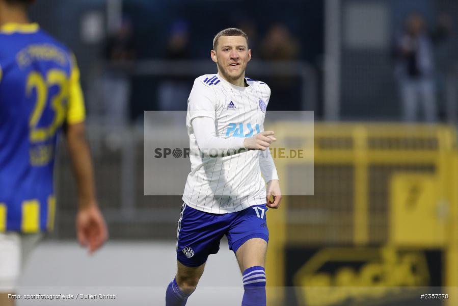 Niklas Meyer, Stadion am Schönbusch, Aschaffenburg, 06.04.2023, sport, action, BFV, Fussball, 30. Spieltag, Regionalliga Bayern, FCP, SVA, FC Pipinsried, SV Viktoria Aschaffenburg - Bild-ID: 2357378