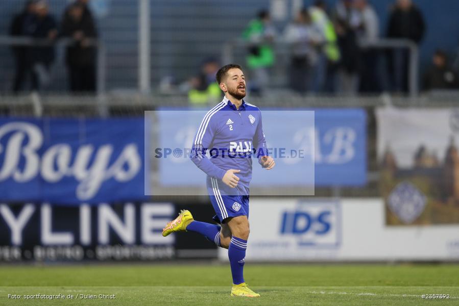 Silas Tom Zehnder, Stadion am Schönbusch, Aschaffenburg, 06.04.2023, sport, action, BFV, Fussball, 30. Spieltag, Regionalliga Bayern, FCP, SVA, FC Pipinsried, SV Viktoria Aschaffenburg - Bild-ID: 2357392