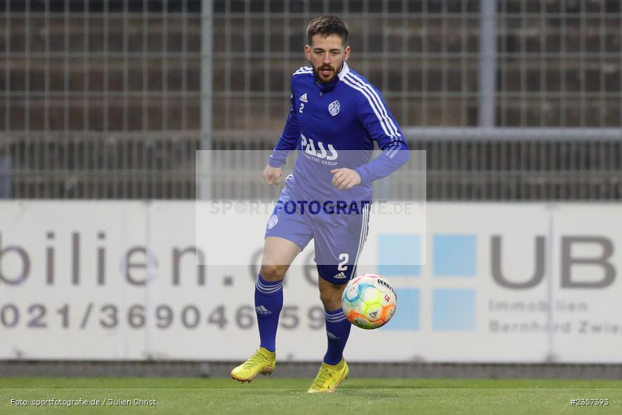 Silas Tom Zehnder, Stadion am Schönbusch, Aschaffenburg, 06.04.2023, sport, action, BFV, Fussball, 30. Spieltag, Regionalliga Bayern, FCP, SVA, FC Pipinsried, SV Viktoria Aschaffenburg - Bild-ID: 2357393
