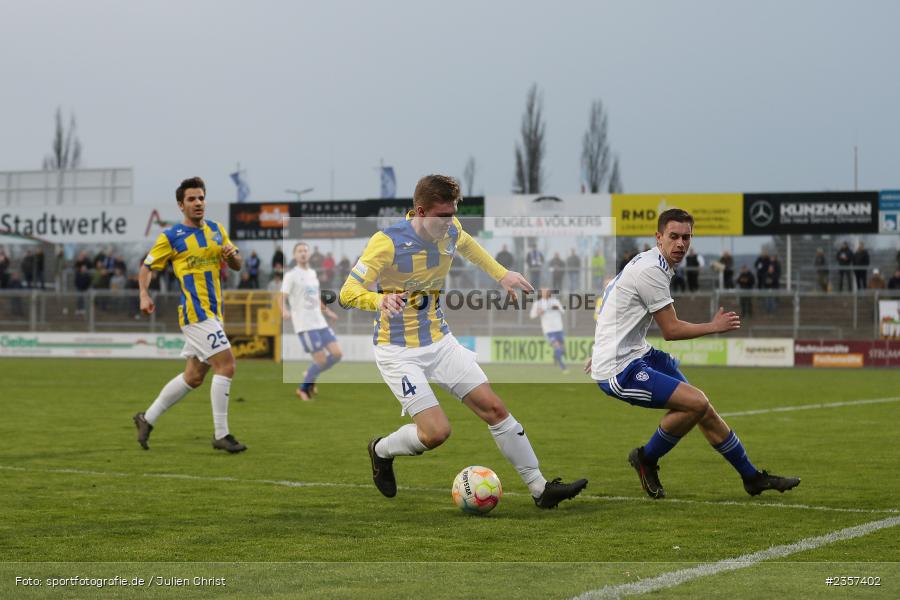 Fabian Willibald, Stadion am Schönbusch, Aschaffenburg, 06.04.2023, sport, action, BFV, Fussball, 30. Spieltag, Regionalliga Bayern, FCP, SVA, FC Pipinsried, SV Viktoria Aschaffenburg - Bild-ID: 2357402