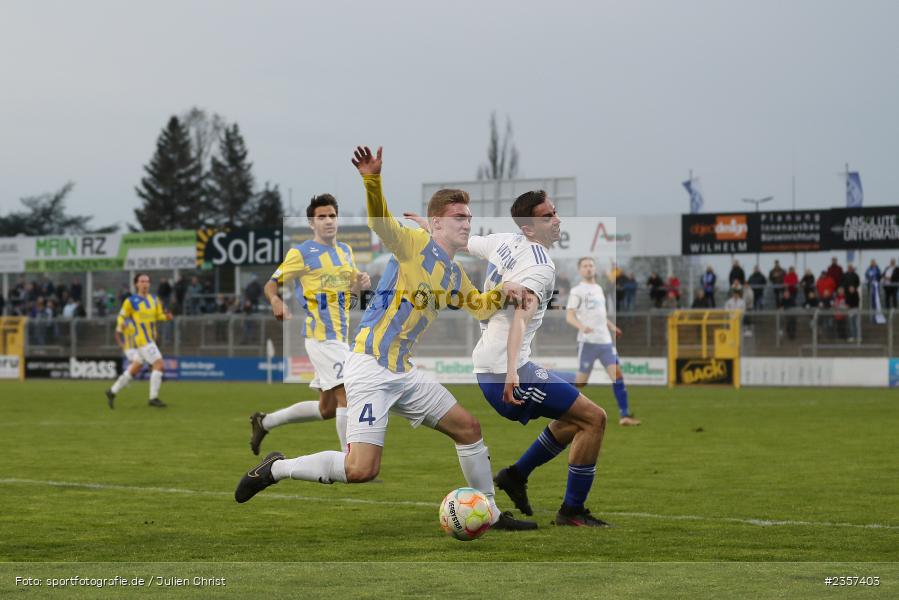 Fabian Willibald, Stadion am Schönbusch, Aschaffenburg, 06.04.2023, sport, action, BFV, Fussball, 30. Spieltag, Regionalliga Bayern, FCP, SVA, FC Pipinsried, SV Viktoria Aschaffenburg - Bild-ID: 2357403