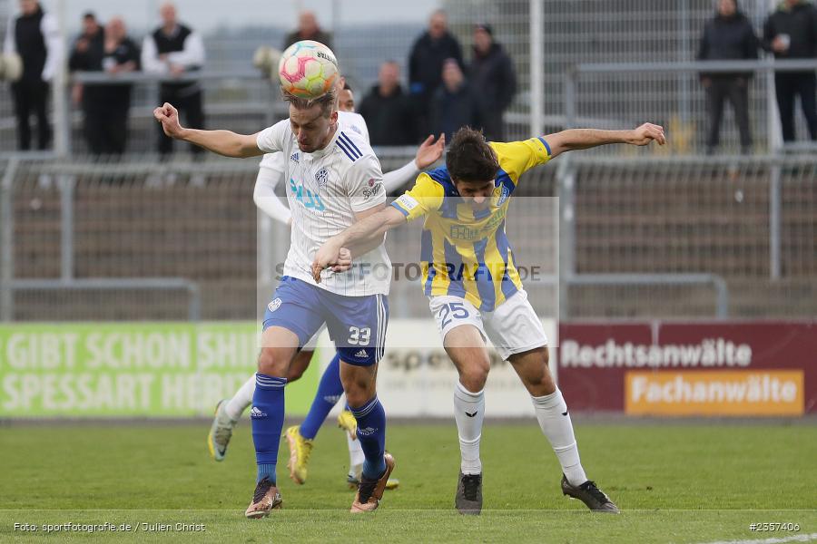Nicolas Hebisch, Stadion am Schönbusch, Aschaffenburg, 06.04.2023, sport, action, BFV, Fussball, 30. Spieltag, Regionalliga Bayern, FCP, SVA, FC Pipinsried, SV Viktoria Aschaffenburg - Bild-ID: 2357406