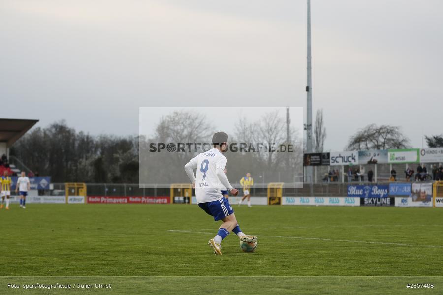 Clay Verkaj, Stadion am Schönbusch, Aschaffenburg, 06.04.2023, sport, action, BFV, Fussball, 30. Spieltag, Regionalliga Bayern, FCP, SVA, FC Pipinsried, SV Viktoria Aschaffenburg - Bild-ID: 2357408