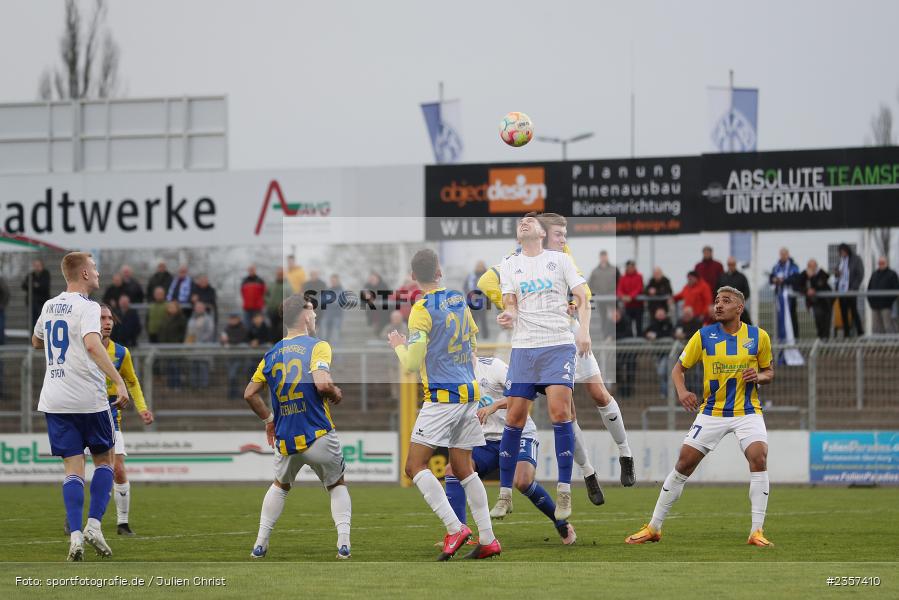 Luca Dähn, Stadion am Schönbusch, Aschaffenburg, 06.04.2023, sport, action, BFV, Fussball, 30. Spieltag, Regionalliga Bayern, FCP, SVA, FC Pipinsried, SV Viktoria Aschaffenburg - Bild-ID: 2357410