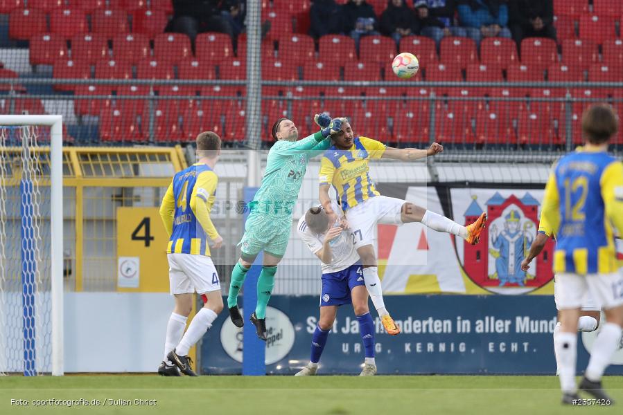 Max Grün, Stadion am Schönbusch, Aschaffenburg, 06.04.2023, sport, action, BFV, Fussball, 30. Spieltag, Regionalliga Bayern, FCP, SVA, FC Pipinsried, SV Viktoria Aschaffenburg - Bild-ID: 2357426