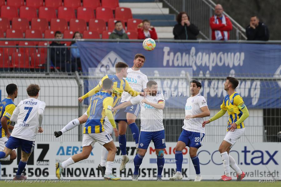 Luca Dähn, Stadion am Schönbusch, Aschaffenburg, 06.04.2023, sport, action, BFV, Fussball, 30. Spieltag, Regionalliga Bayern, FCP, SVA, FC Pipinsried, SV Viktoria Aschaffenburg - Bild-ID: 2357431