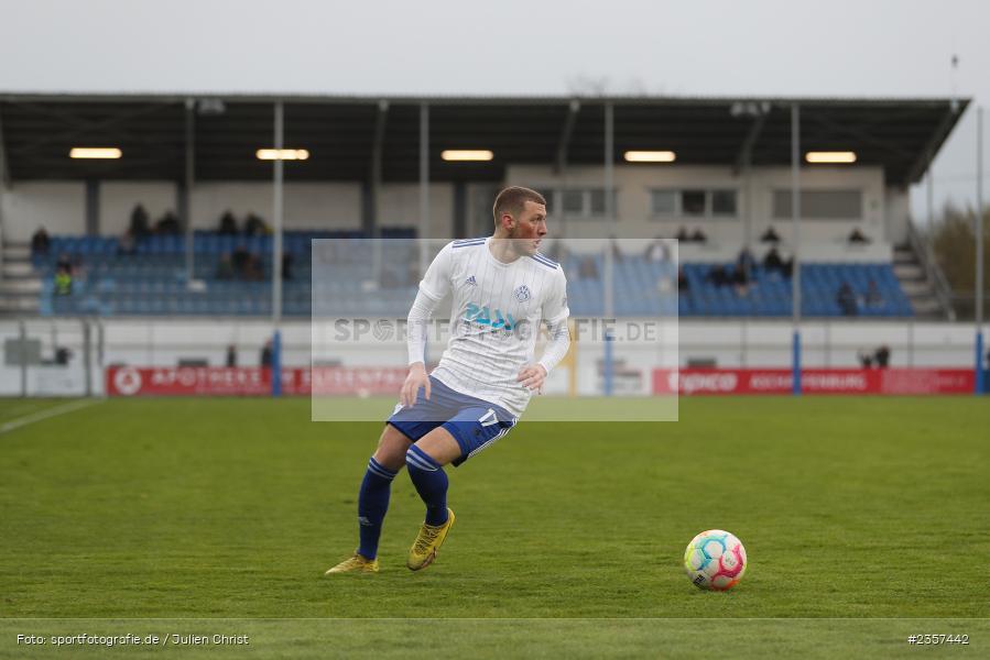 Niklas Meyer, Stadion am Schönbusch, Aschaffenburg, 06.04.2023, sport, action, BFV, Fussball, 30. Spieltag, Regionalliga Bayern, FCP, SVA, FC Pipinsried, SV Viktoria Aschaffenburg - Bild-ID: 2357442