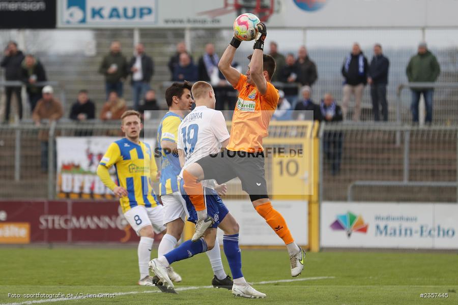 Daniel Witetschek, Stadion am Schönbusch, Aschaffenburg, 06.04.2023, sport, action, BFV, Fussball, 30. Spieltag, Regionalliga Bayern, FCP, SVA, FC Pipinsried, SV Viktoria Aschaffenburg - Bild-ID: 2357445