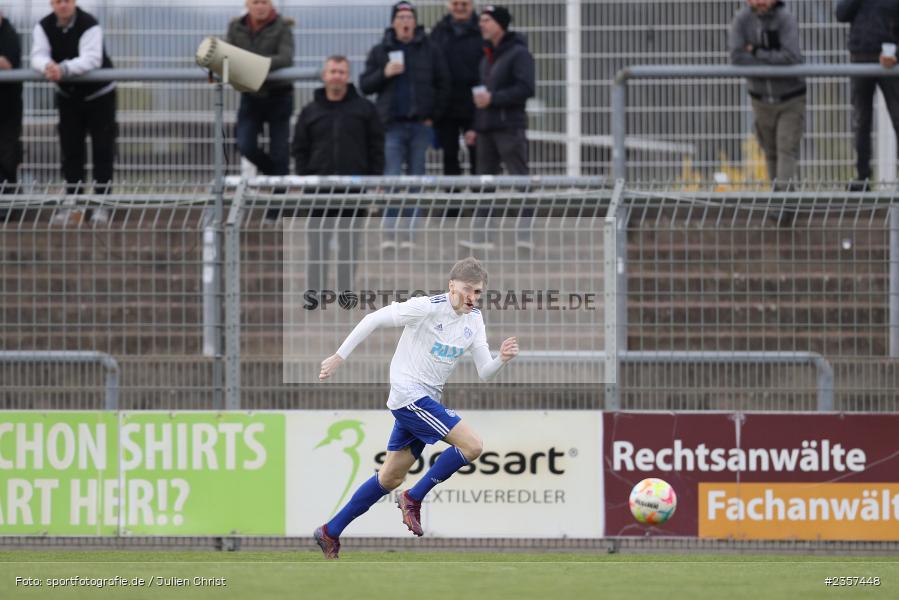 Benedict Laverty, Stadion am Schönbusch, Aschaffenburg, 06.04.2023, sport, action, BFV, Fussball, 30. Spieltag, Regionalliga Bayern, FCP, SVA, FC Pipinsried, SV Viktoria Aschaffenburg - Bild-ID: 2357448